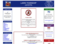 Tablet Screenshot of lairdtownship.ca